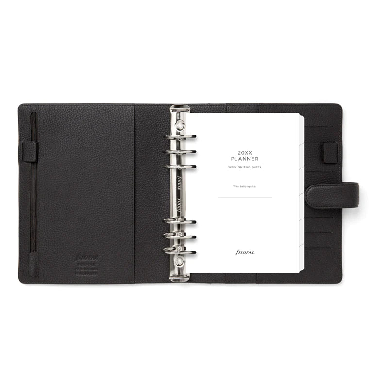 Filofax - A5 Leather Organiser - Norfolk - Espresso-Organiser-DutchMills