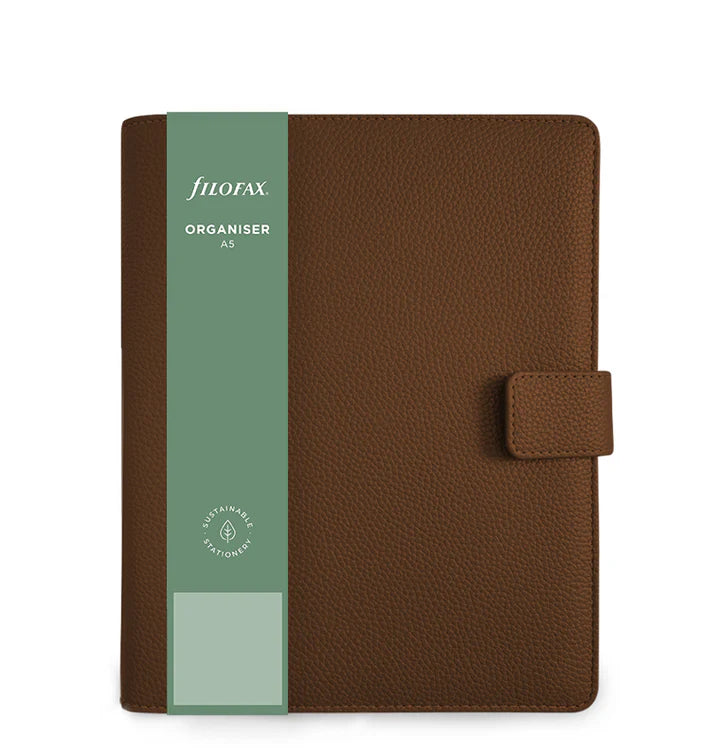 Filofax - A5 Organiser - Camden - Mocha-Organiser-DutchMills