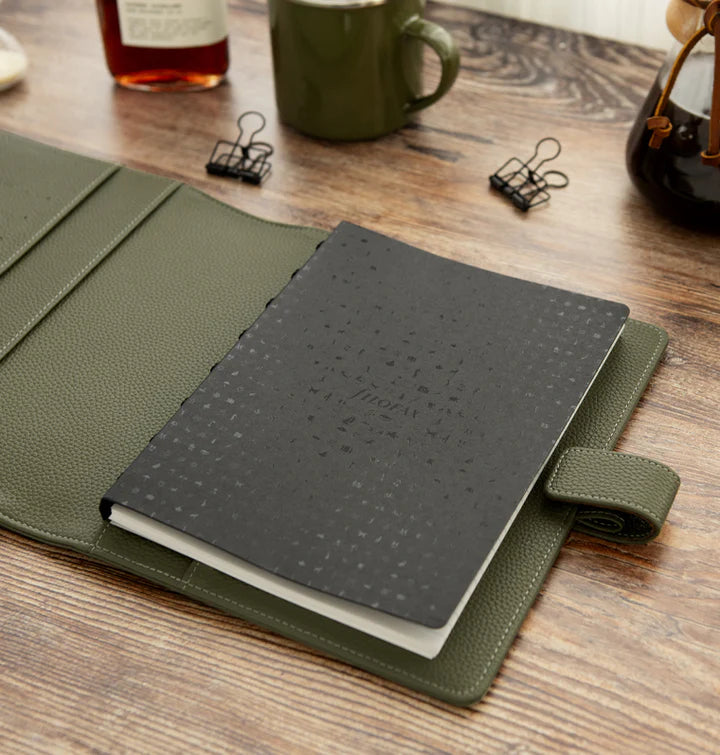 Filofax - A5 Organiser - Camden - Olive-Organiser-DutchMills