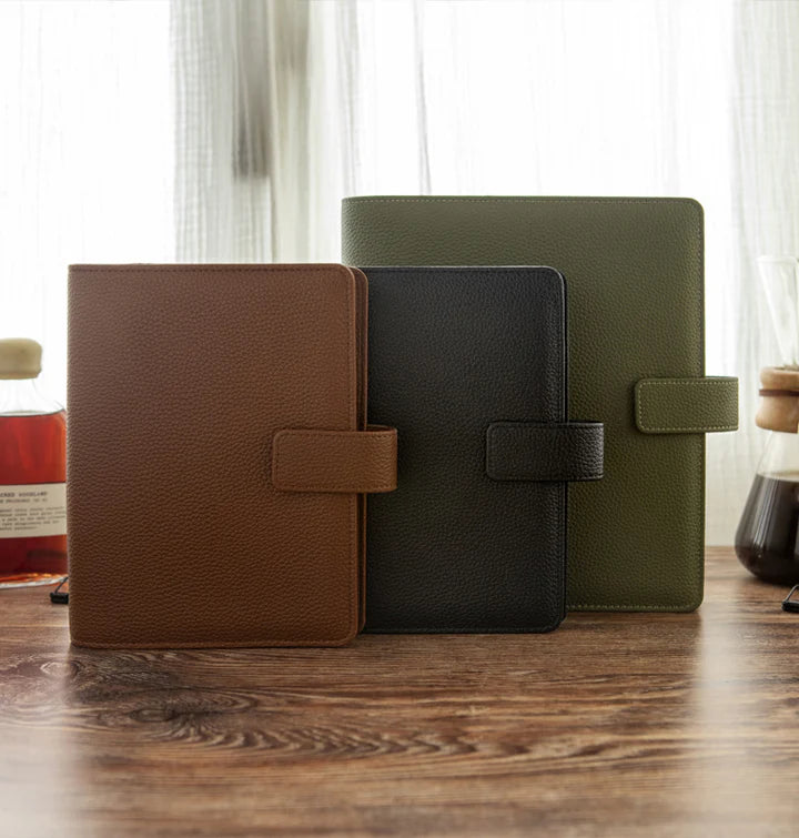 Filofax - A5 Organiser - Camden - Olive-Organiser-DutchMills