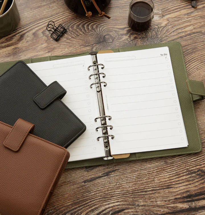 Filofax - A5 Organiser - Camden - Olive-Organiser-DutchMills