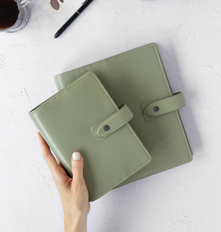 Filofax - Personal Leather Organiser - Malden - Vetiver-Organiser-DutchMills