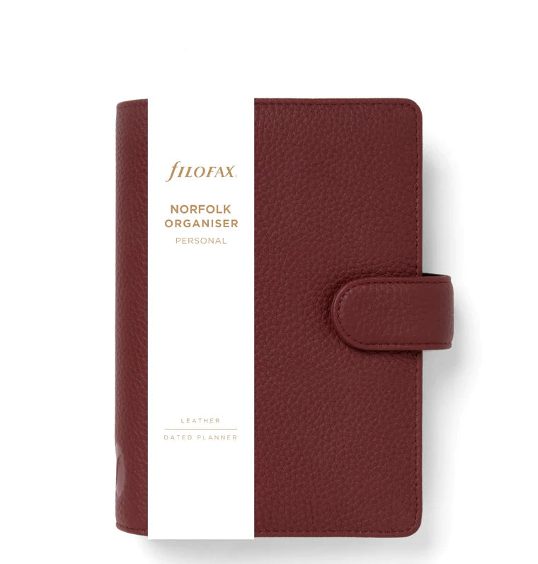 Filofax - Personal Leather Organiser - Norfolk - Currant-Organiser-DutchMills
