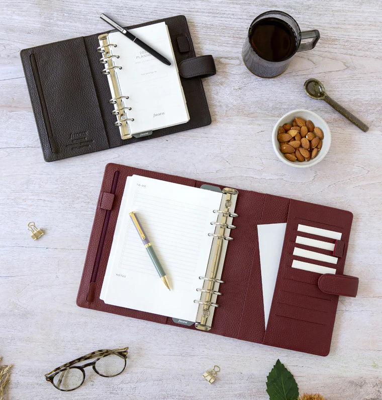 Filofax - Personal Leather Organiser - Norfolk - Currant-Organiser-DutchMills