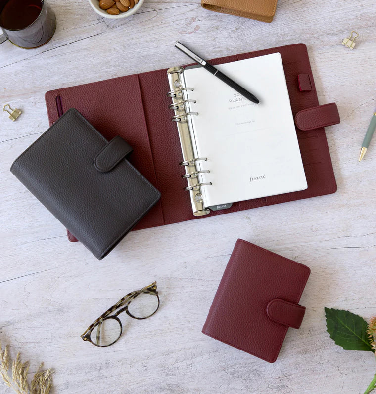 Filofax - Personal Leather Organiser - Norfolk - Currant-Organiser-DutchMills