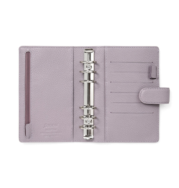 Filofax - Personal Leather Organiser - Norfolk - Lavender-Organiser-DutchMills