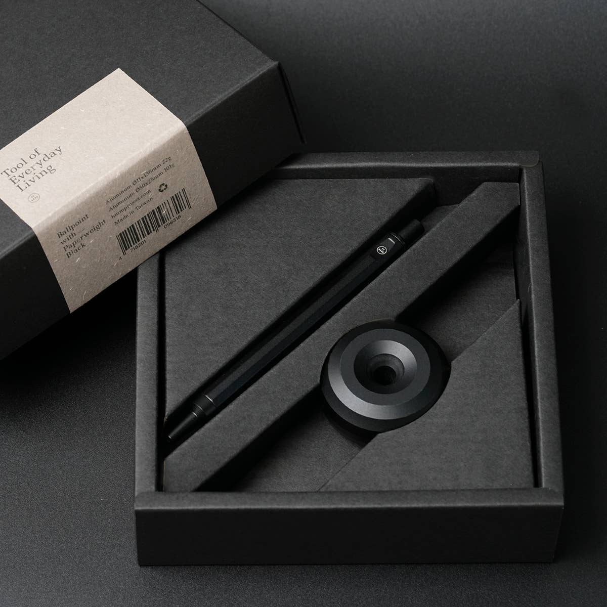 Gift Pack - Metal Writing Set: Black-DutchMills