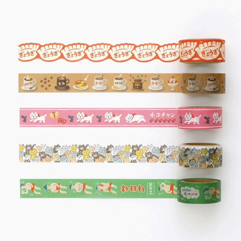 Hightide - Retro Masking Tape - Lots of Cats-Maskingtape-DutchMills