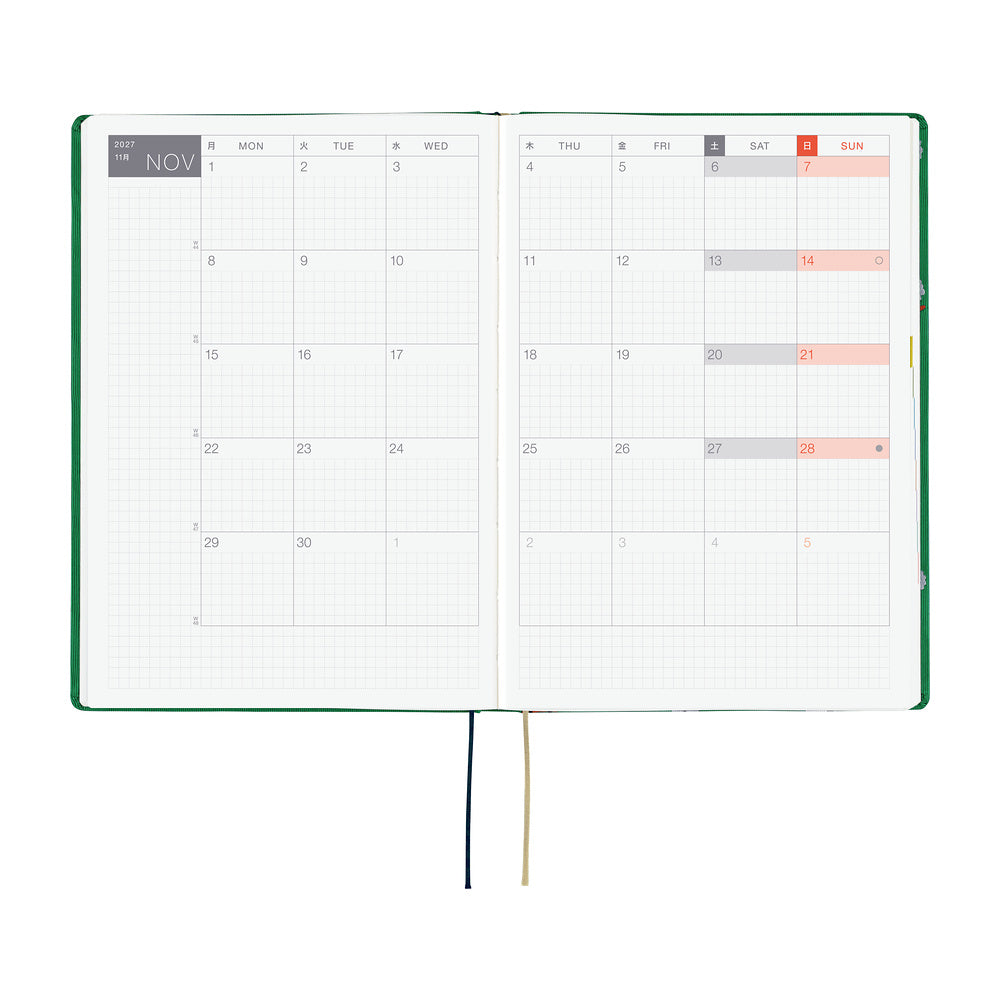 Hobonichi - HON A5 Bow & Tie: Sheep Sheep Sheep - 2027-Planner-DutchMills