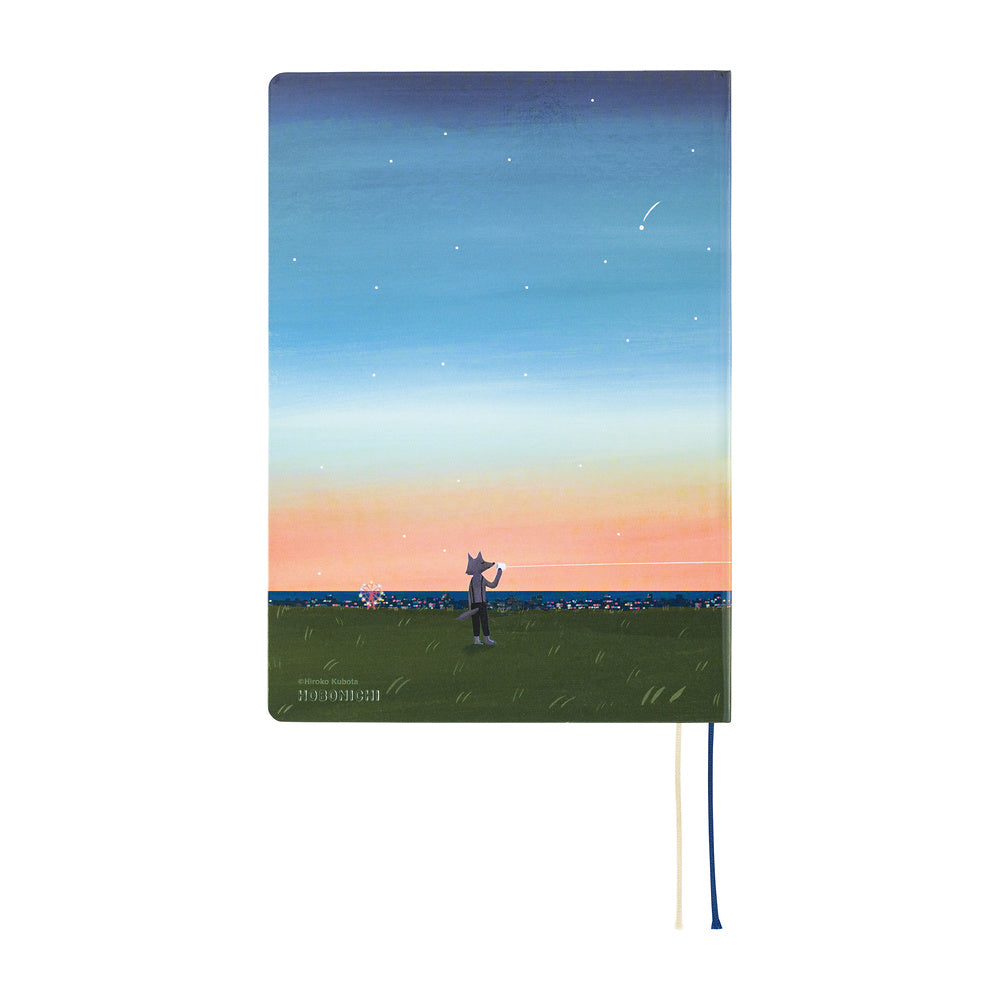 Hobonichi - HON A5 Hiroko Kubota: String Telephone Until the Moon is Full - 2027-Planner-DutchMills