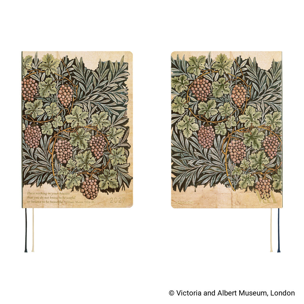 Hobonichi - HON A5 The V&A Series: Vine - 2027-Planner-DutchMills