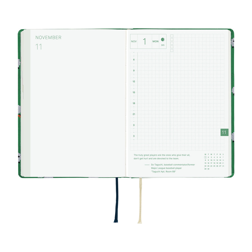 Hobonichi - HON A6 Bow & Tie: Sheep Sheep Sheep - 2027-Planner-DutchMills