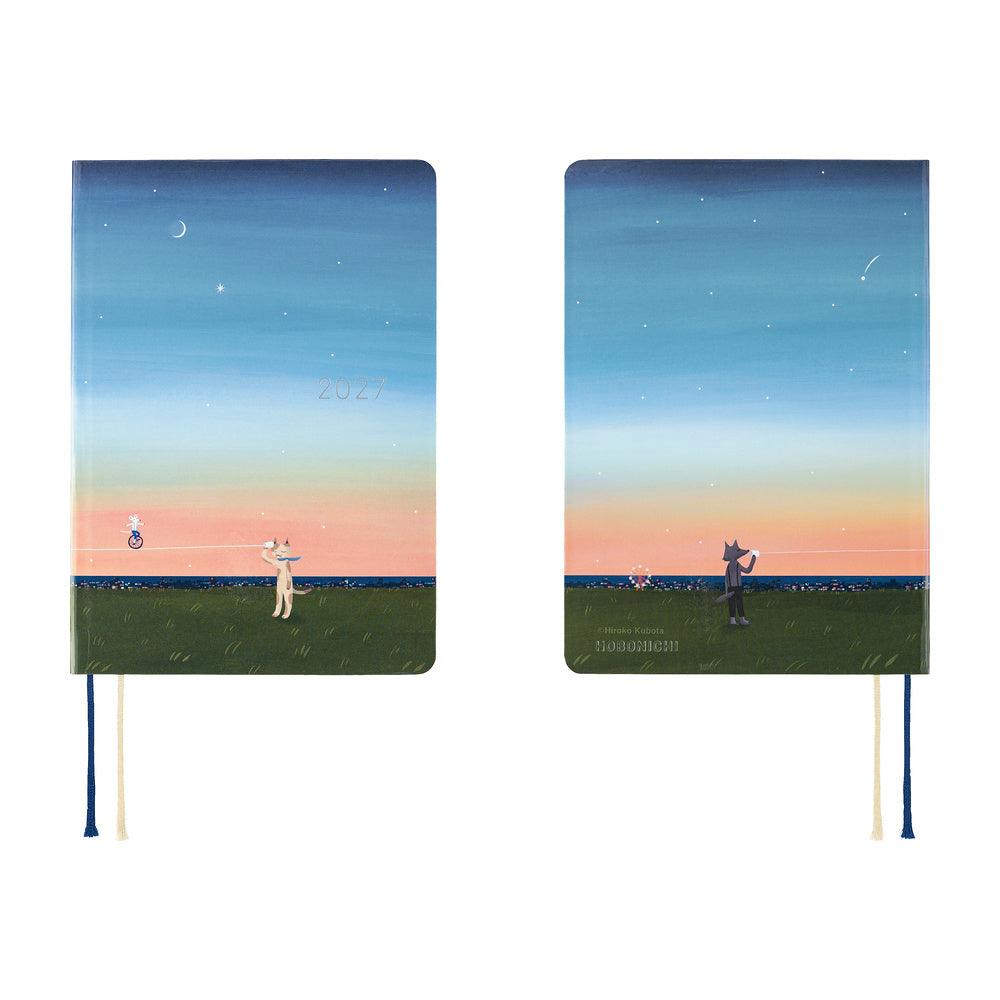 Hobonichi - HON A6 Hiroko Kubota: String Telephone Until the Moon is Full - 2027-Planner-DutchMills