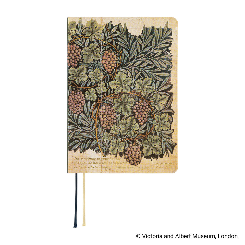Hobonichi - HON A6 The V&A Series: Vine - 2027-Planner-DutchMills