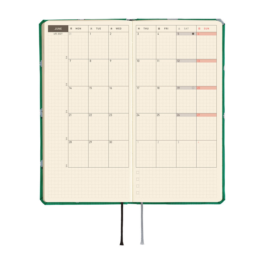 Hobonichi - Weeks MEGA Bow & Tie: Sheep Sheep Sheep - 2027-Planner-DutchMills