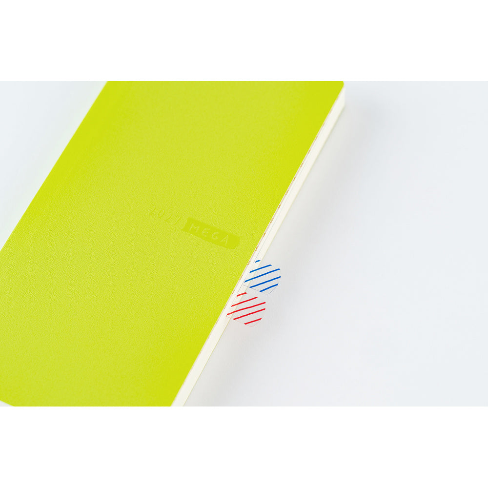 Hobonichi - Weeks MEGA Sneaker: Lime Green - 2027-Planner-DutchMills