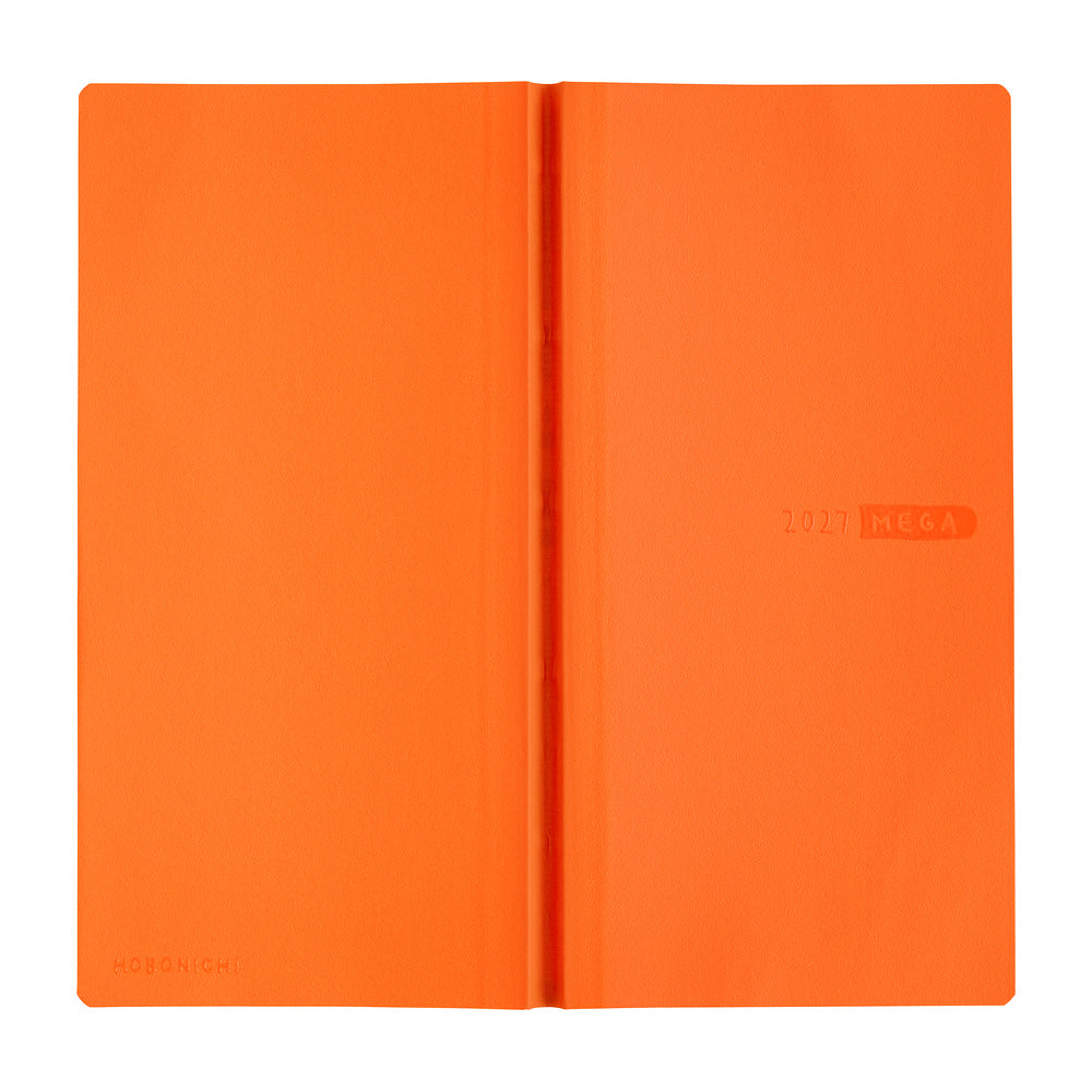 Hobonichi - Weeks MEGA Sneaker: Mandarin Orange - 2027-Planner-DutchMills
