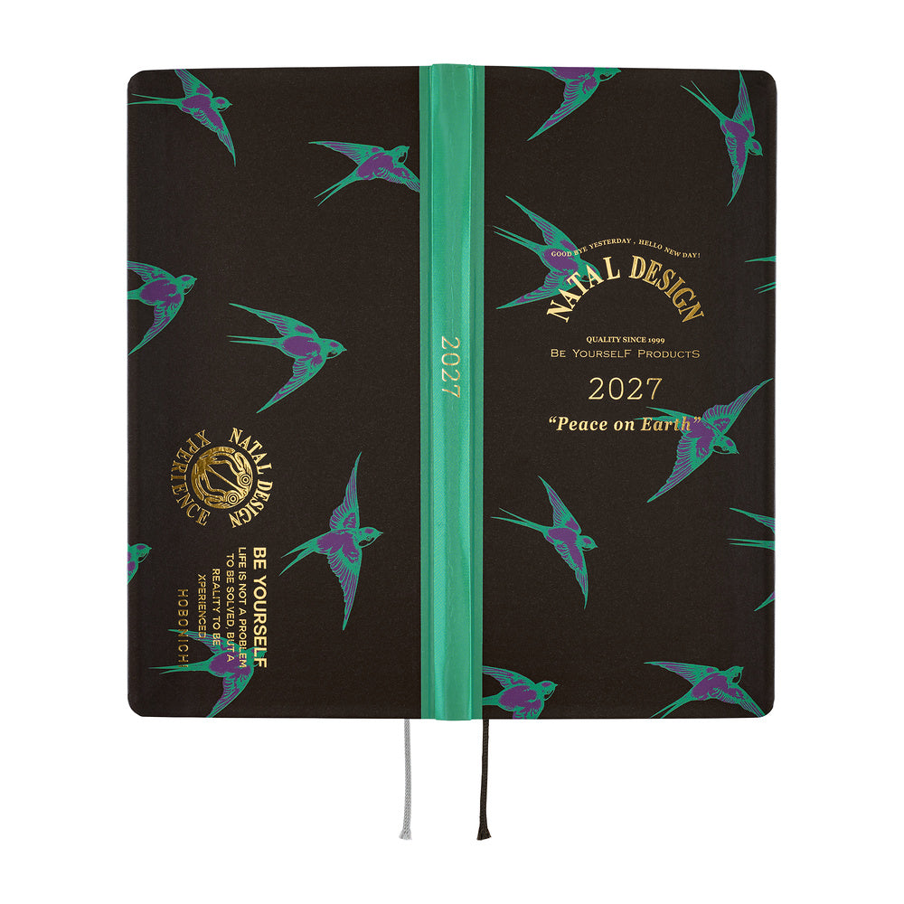Hobonichi - Weeks Natal Design: Lucky Swallow - 2027-Planner-DutchMills