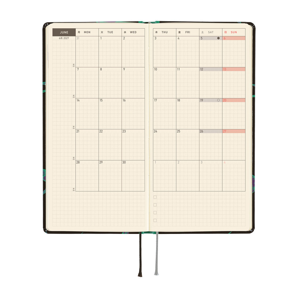 Hobonichi - Weeks Natal Design: Lucky Swallow - 2027-Planner-DutchMills
