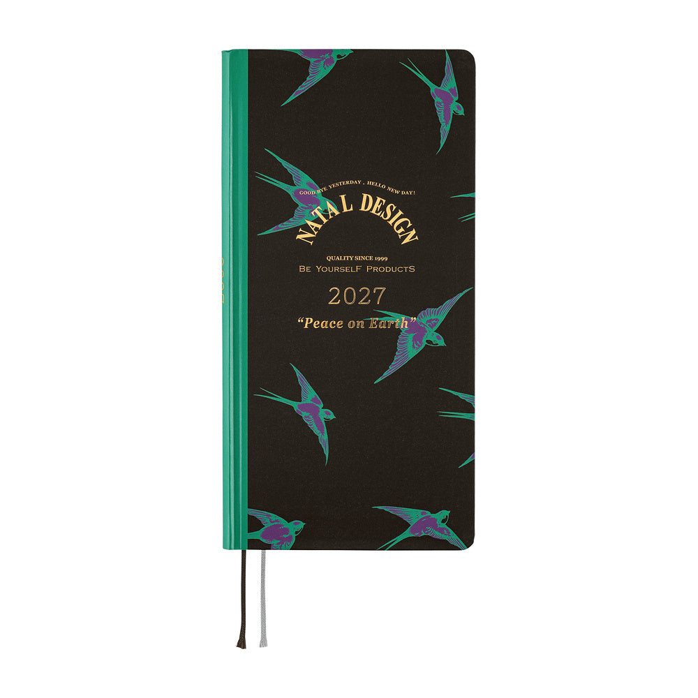 Hobonichi - Weeks Natal Design: Lucky Swallow - 2027-Planner-DutchMills