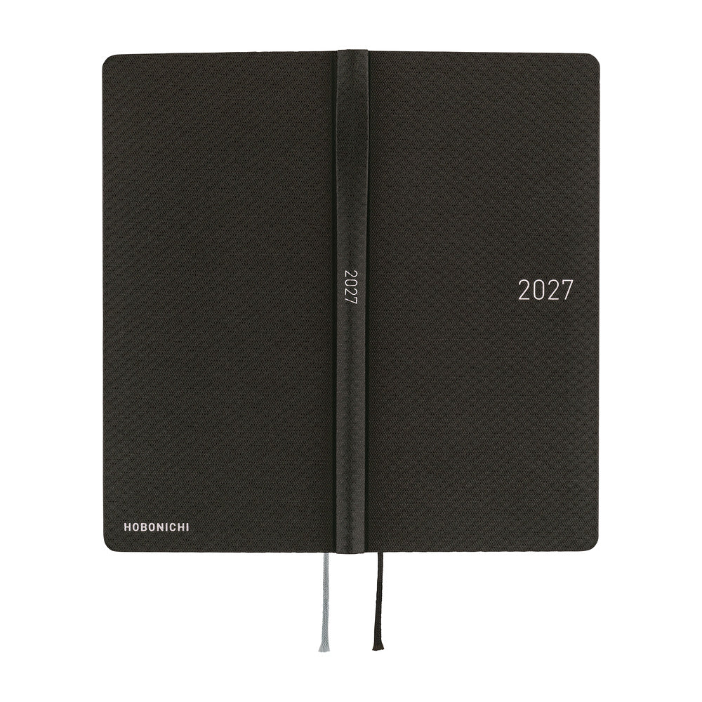 Hobonichi - Weeks Paper Series: Black Argyle - 2027-Planner-DutchMills