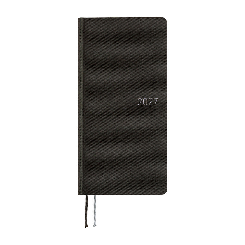Hobonichi - Weeks Paper Series: Black Argyle - 2027-Planner-DutchMills
