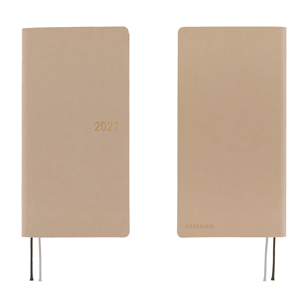 Hobonichi - Weeks Smooth: Café au Lait - 2027-Planner-DutchMills
