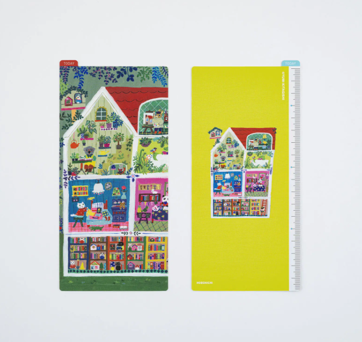 Hobonichi - Yumi Kitagishi: Hobonichi Pencil Board for Weeks (Animal Condo) - 2027-Pencil Board-DutchMills