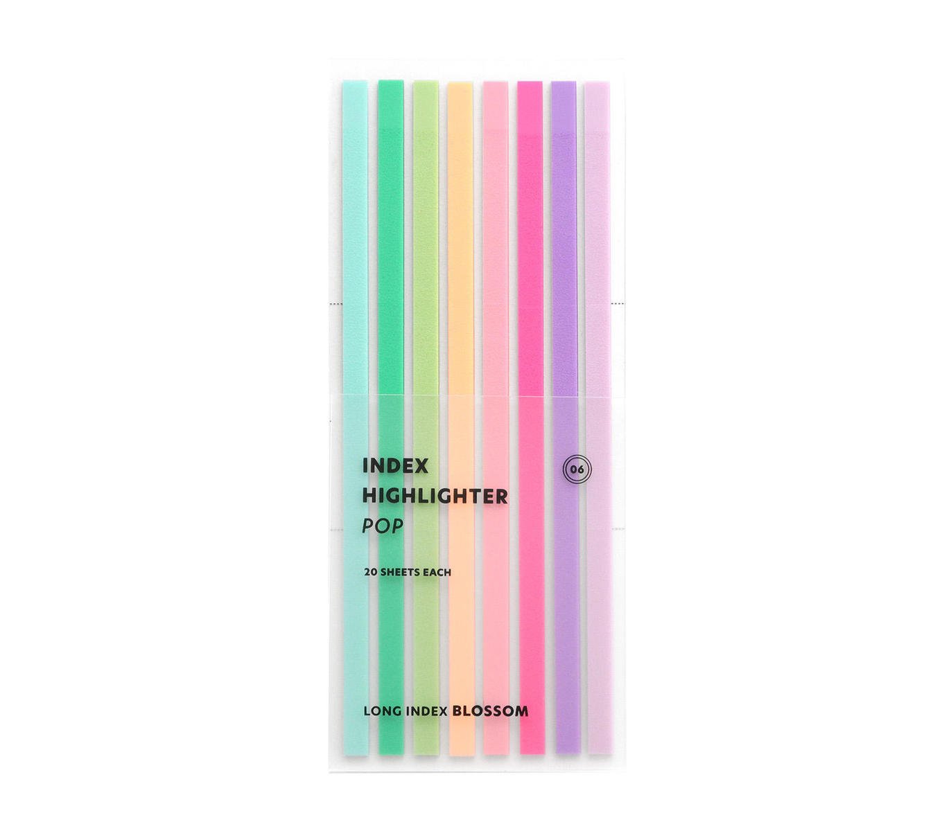 Iconic - Index Long Highlighter - 06 Blossom-Sticky Notes-DutchMills