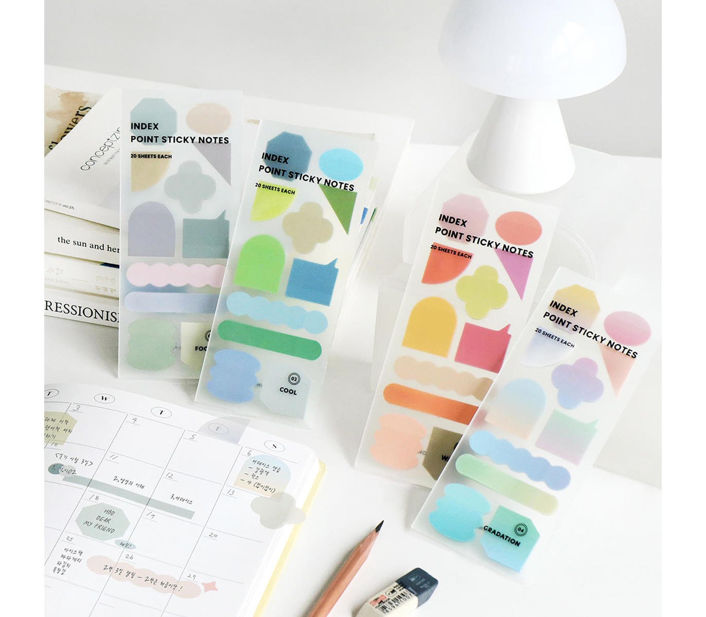 Iconic - Index Point Sticky Notes - 04 Gradation-Sticky Notes-DutchMills