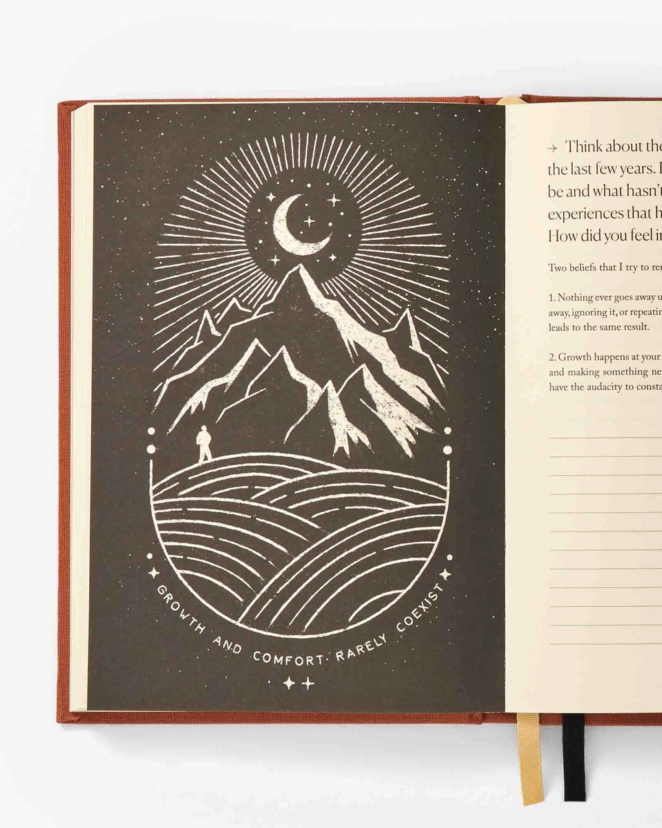 Intelligent Change - Notes to Mindfullness Journal - Orange-Dagboek-DutchMills