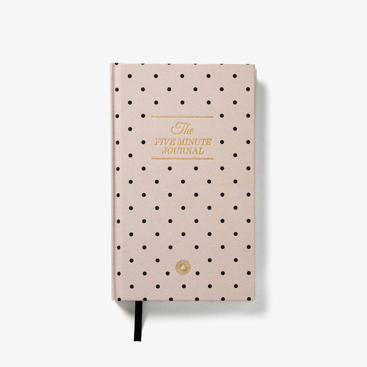 Intelligent Change - The Five Minute Journal Beige Polka Dot-DutchMills
