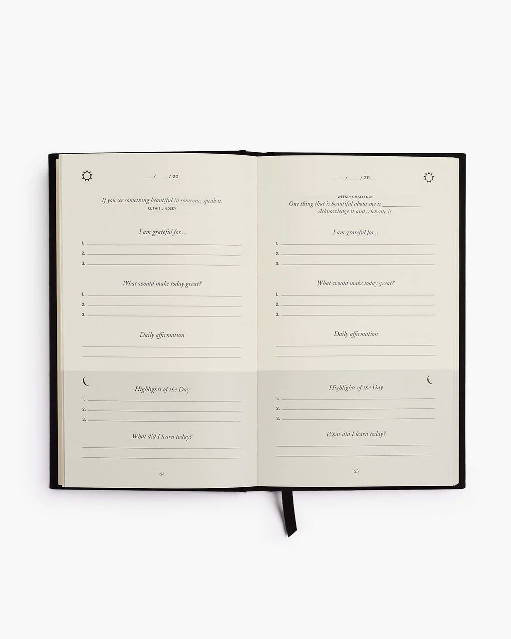 Intelligent Change - The Five Minute Journal - Bold Black-Dagboek-DutchMills