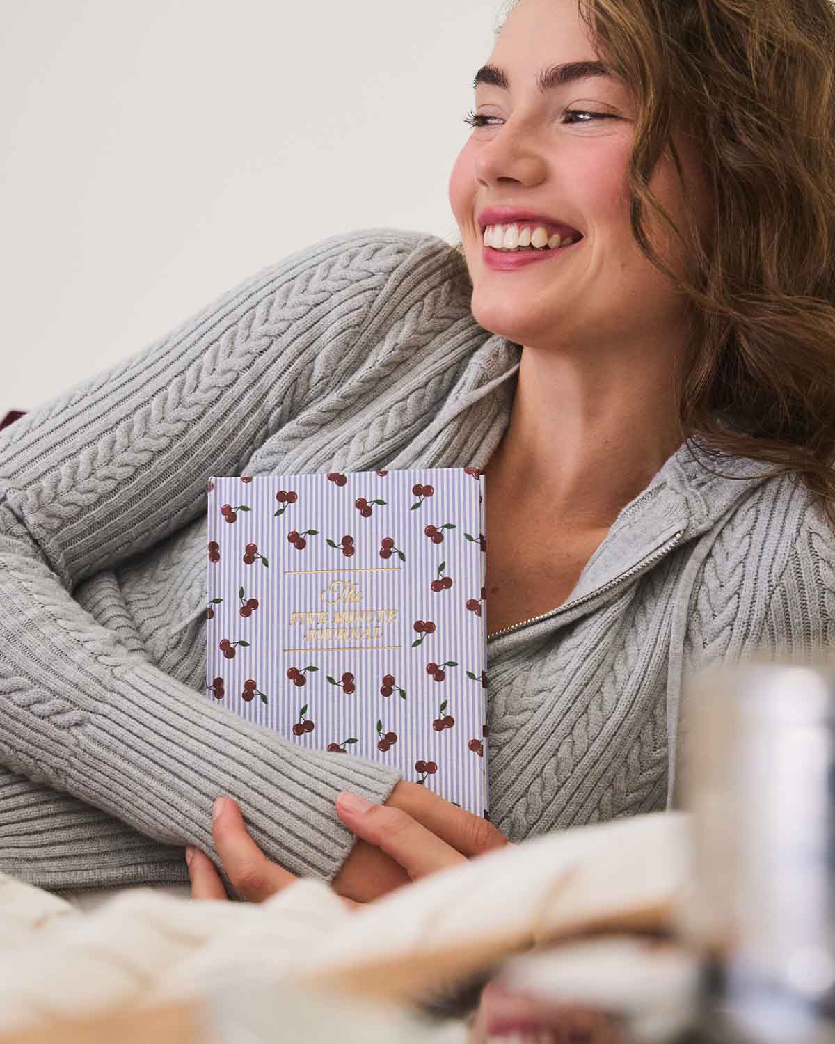 The Five Minute Journal Cherry Stripe | Exclusive Print-DutchMills