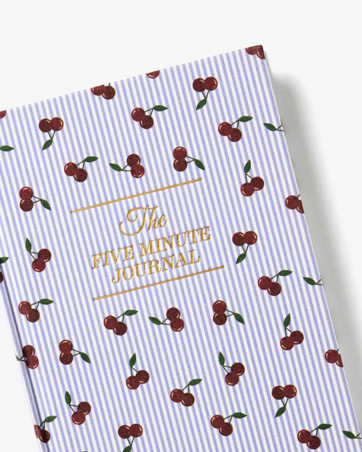 The Five Minute Journal Cherry Stripe | Exclusive Print-DutchMills