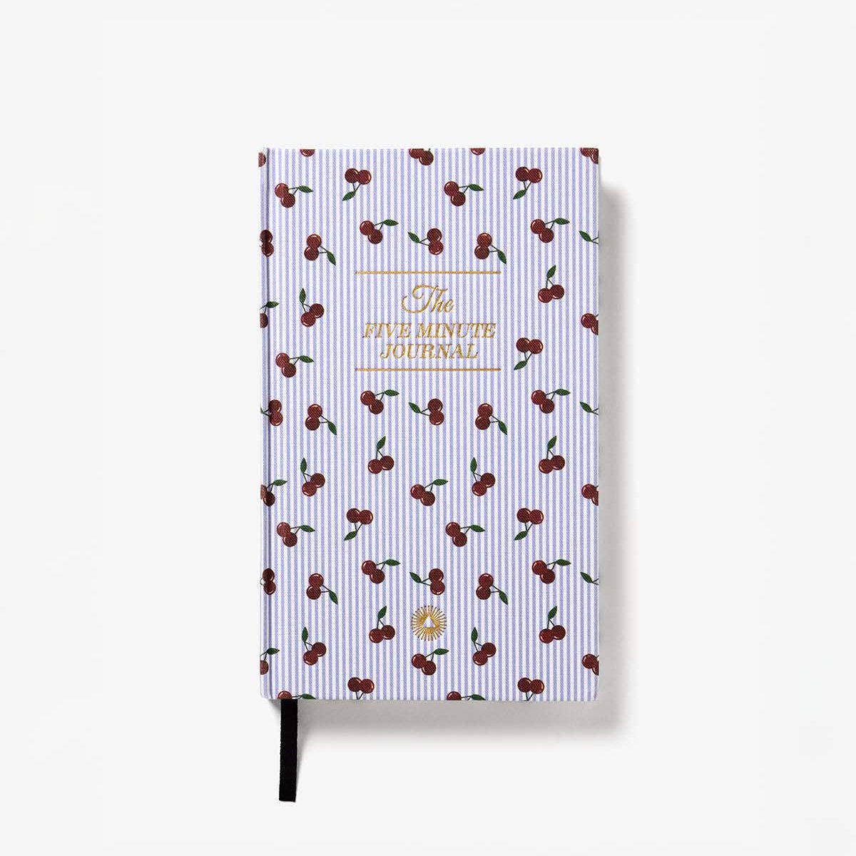 Intelligent Change - The Five Minute Journal Cherry Stripe-DutchMills