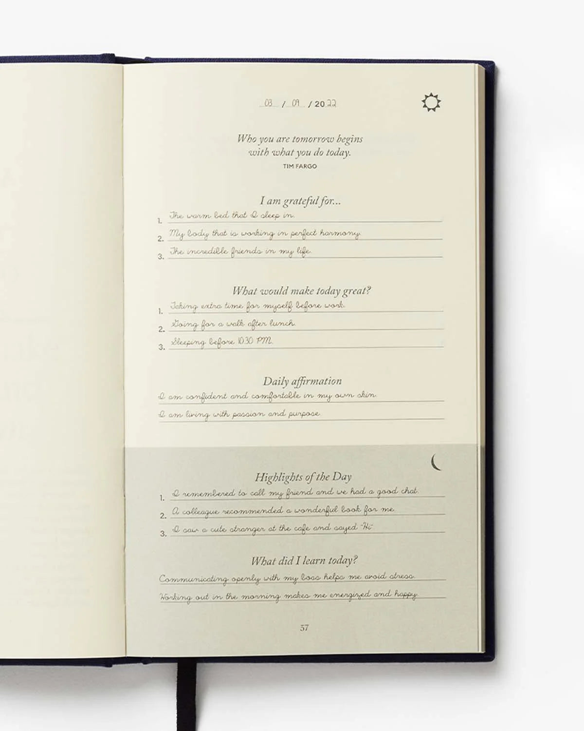Intelligent Change - The Five Minute Journal - Graduate Edition-Dagboek-DutchMills