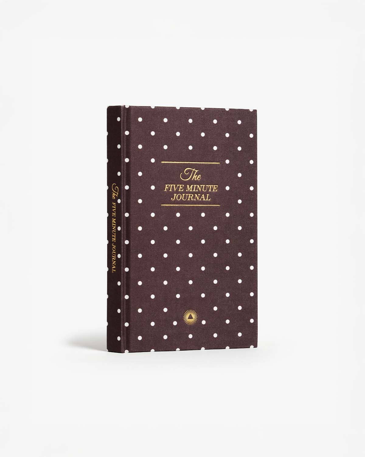 The Five Minute Journal Mocha Polka Dot | Exclusive Print-DutchMills