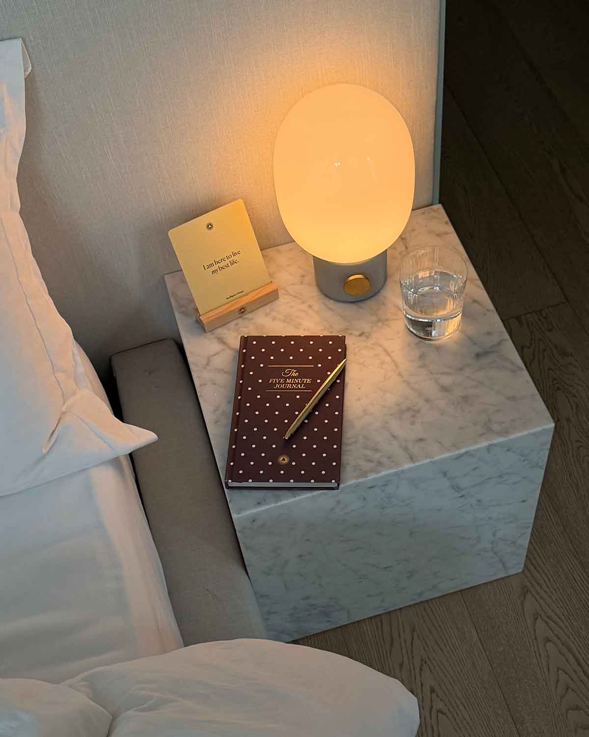 The Five Minute Journal Mocha Polka Dot | Exclusive Print-DutchMills