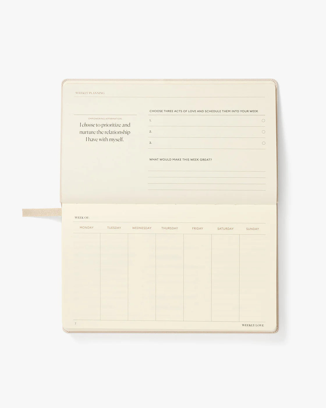 Intelligent Change - The Weekly Love Planner-Dagboek-DutchMills