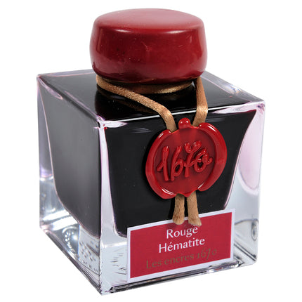 J. Herbin - Inkt voor vulpen 1670 50ml. - Hematite Rood-Inkt-DutchMills