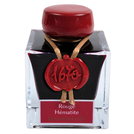 J. Herbin - Inkt voor vulpen 1670 50ml. - Hematite Rood-Inkt-DutchMills