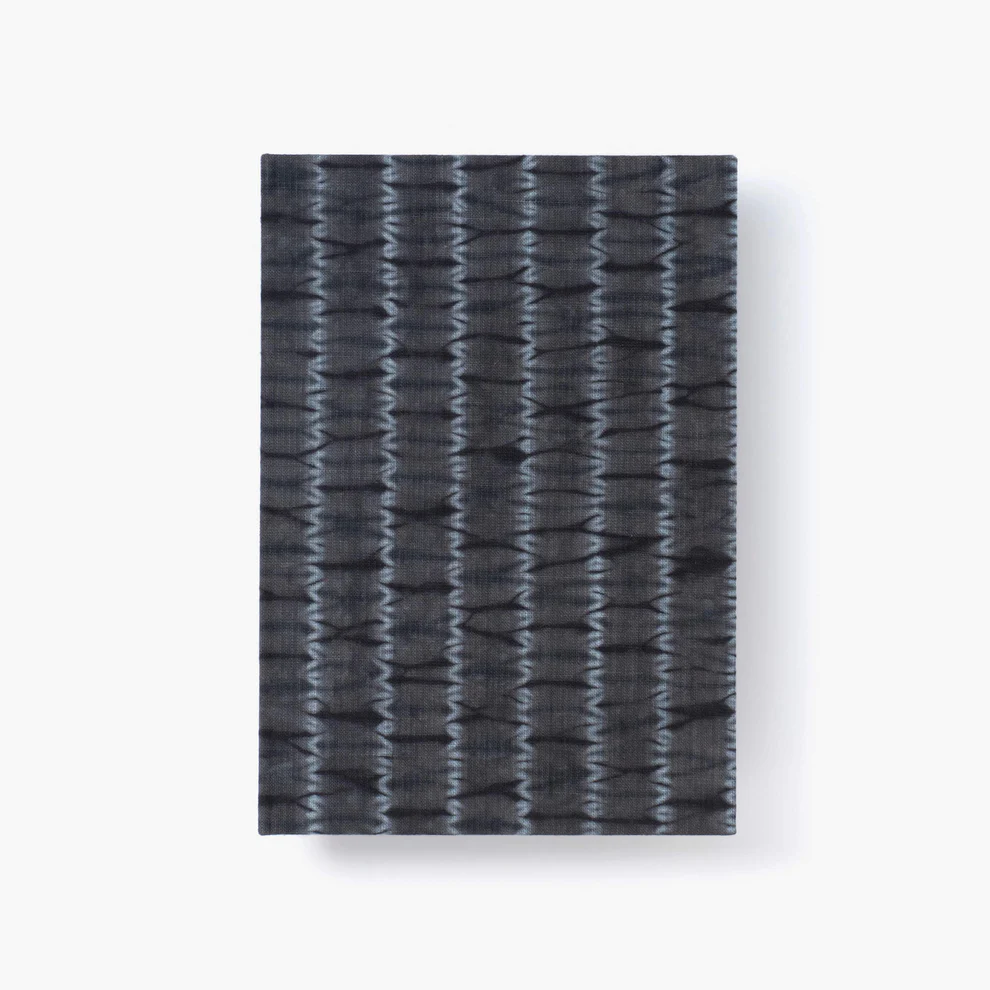 Kakimori - A5 notebook - Katakai Shibori Stripe-Notitieboek-DutchMills