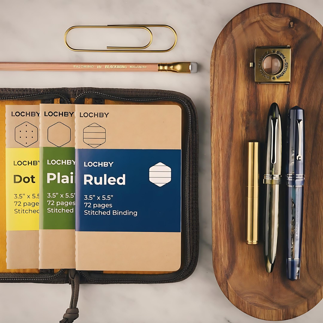 LOCHBY - Tomoe River Pocket Notebook: Plain-Notitieboek-DutchMills