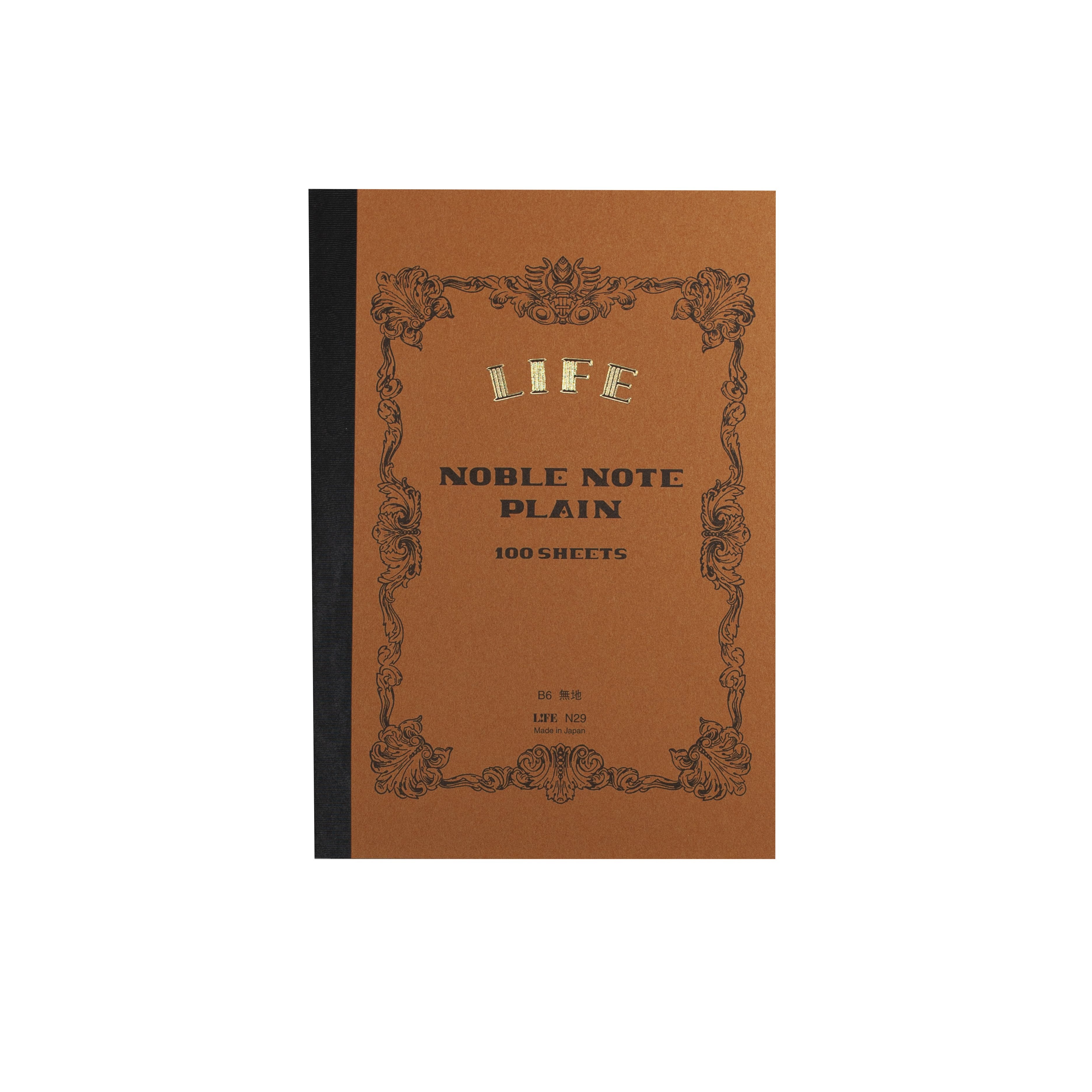 Life Stationery - Nobel Note B6 Plain-Notitieboek-DutchMills