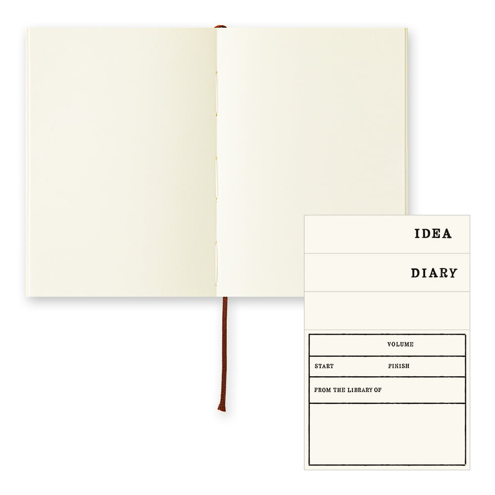 Midori - MD Notebook A7 Blank-Notitieboek-DutchMills