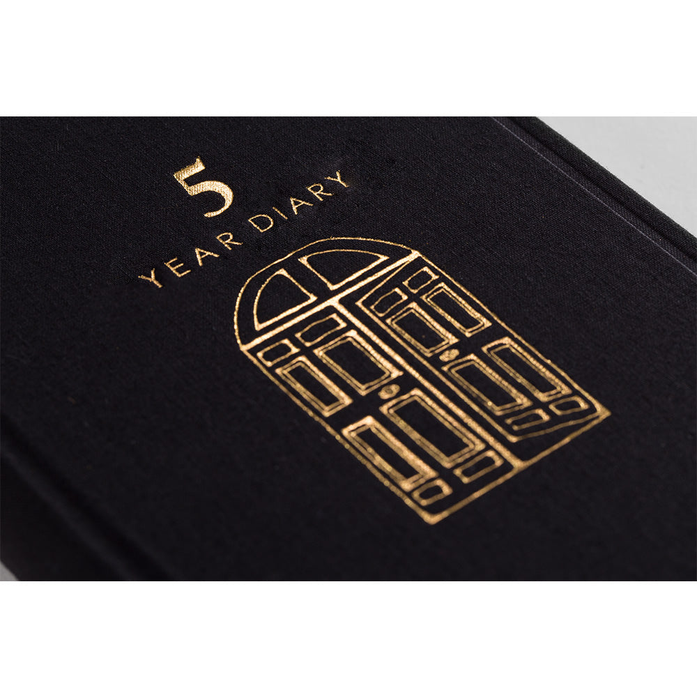 Midori - 5 Years Diary - Black-Dagboek-DutchMills