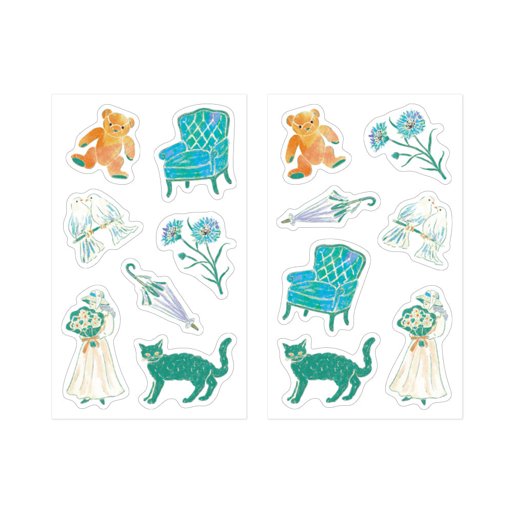 Midori - Decoration Sticker Green-Sticker-DutchMills