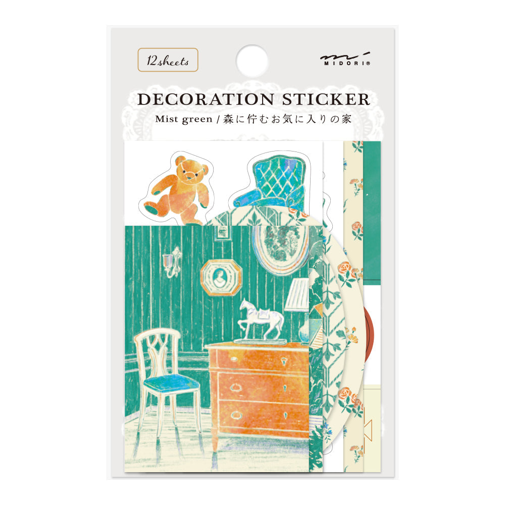 Midori - Decoration Sticker Green-Sticker-DutchMills