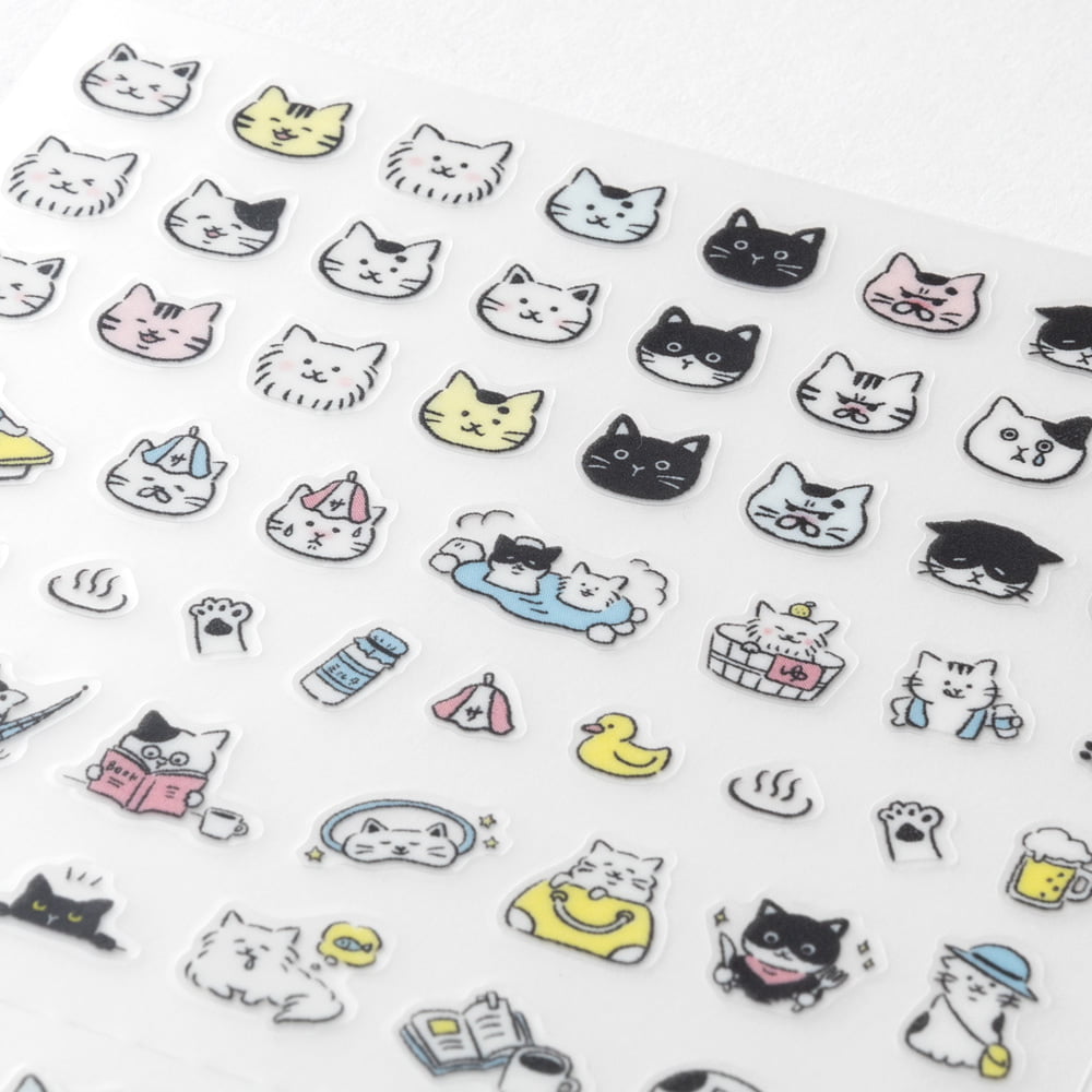 Midori - Diary Stickers - Pictograph Cat-Sticker-DutchMills
